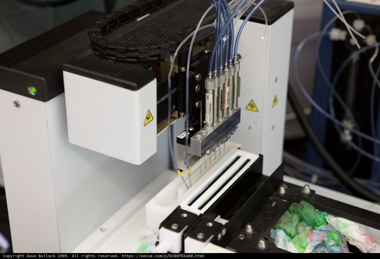 Complex Wiring of the UCLA Micro Bio Chip Machine