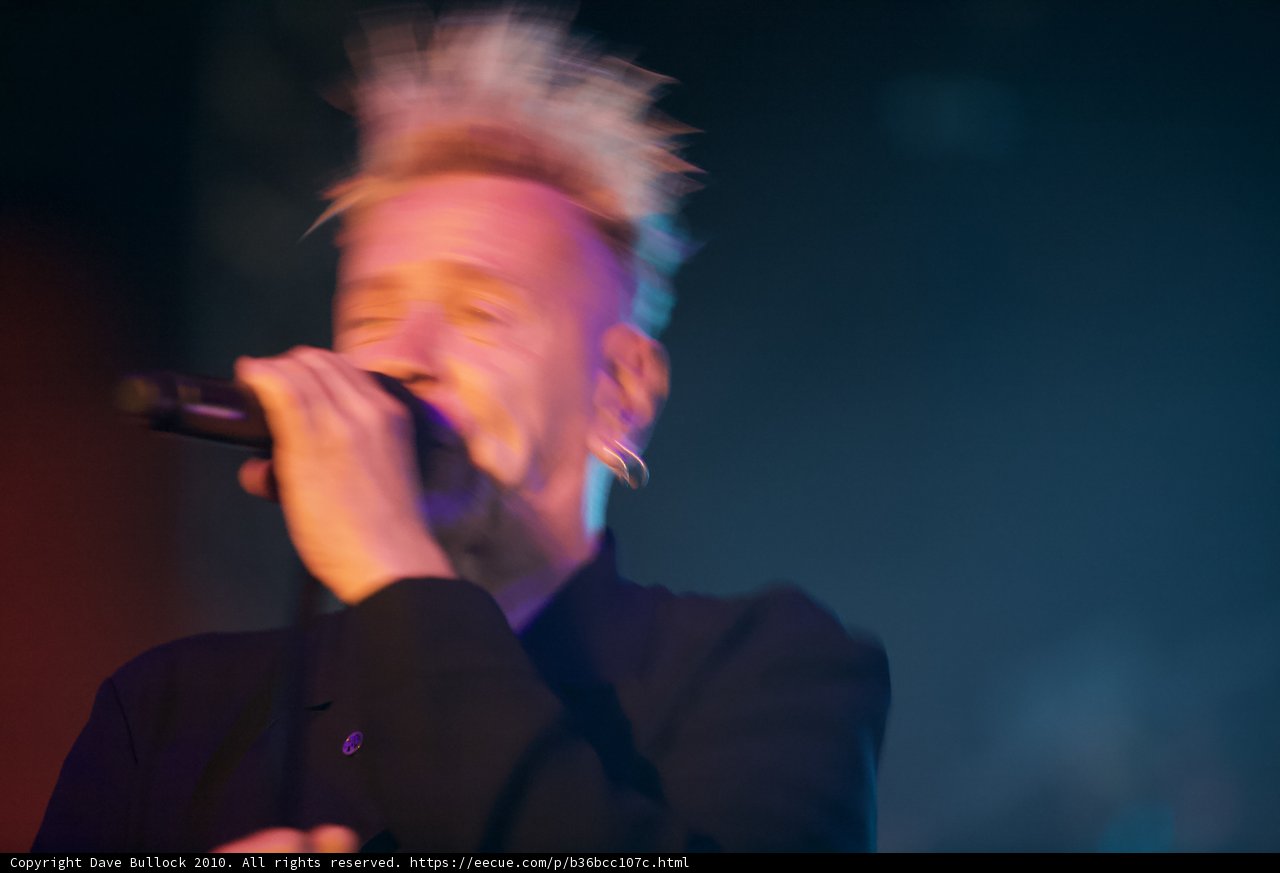 Mohawk Man Rocks the Mic