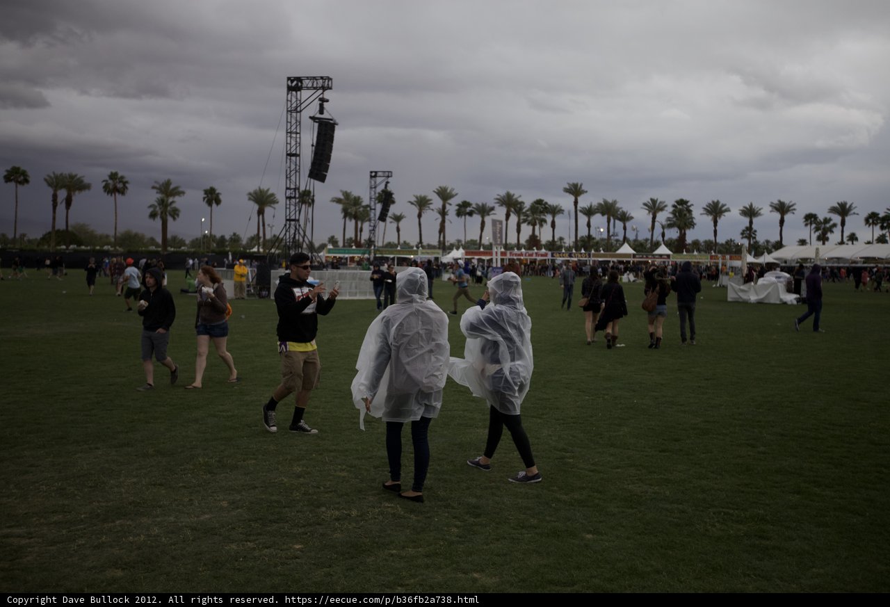 Rainy beats at Coachella