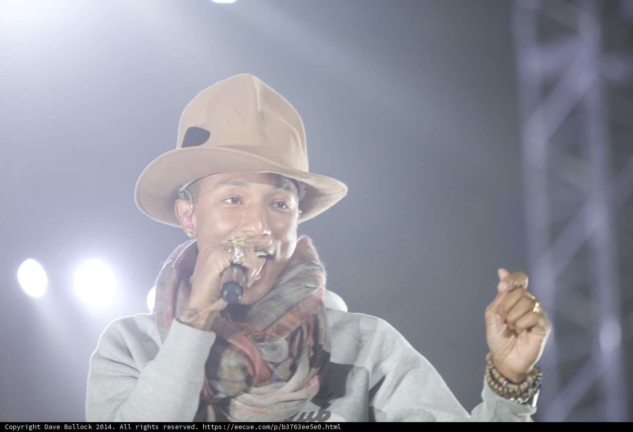 Pharrell Williams Performs at Coachella