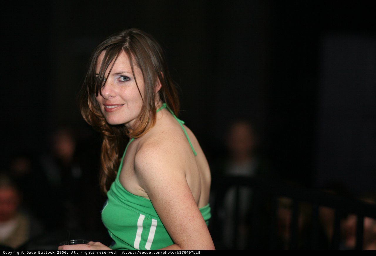 Penelope Smiles Over Her Shoulder at Evening Event