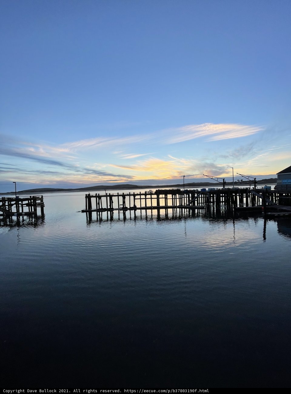 Sunset over Bodega Harbor
