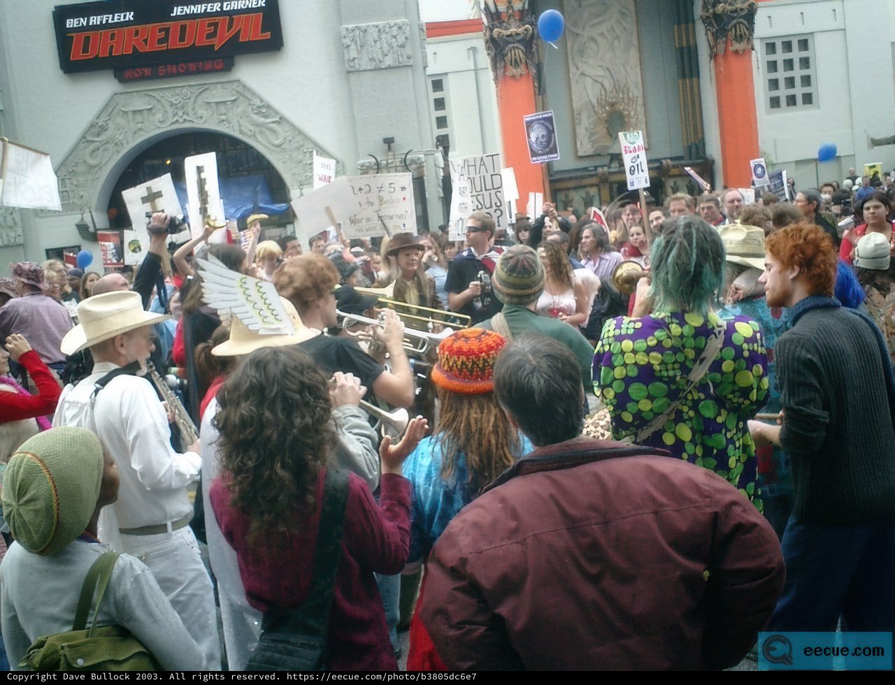 Protestors Gather in Front of City Hall