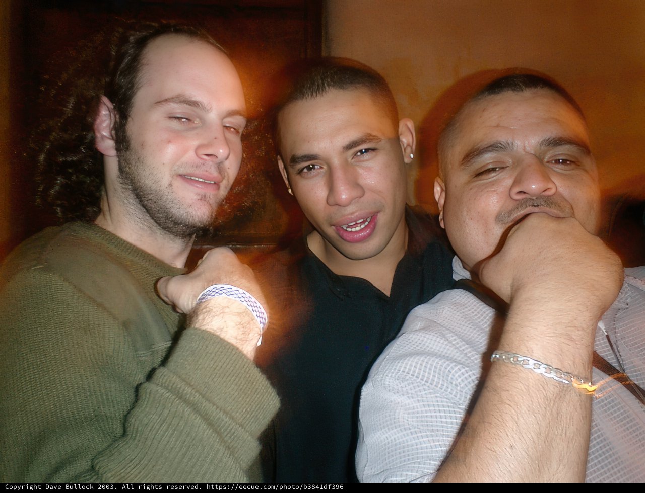 Three Men Strike A Pose