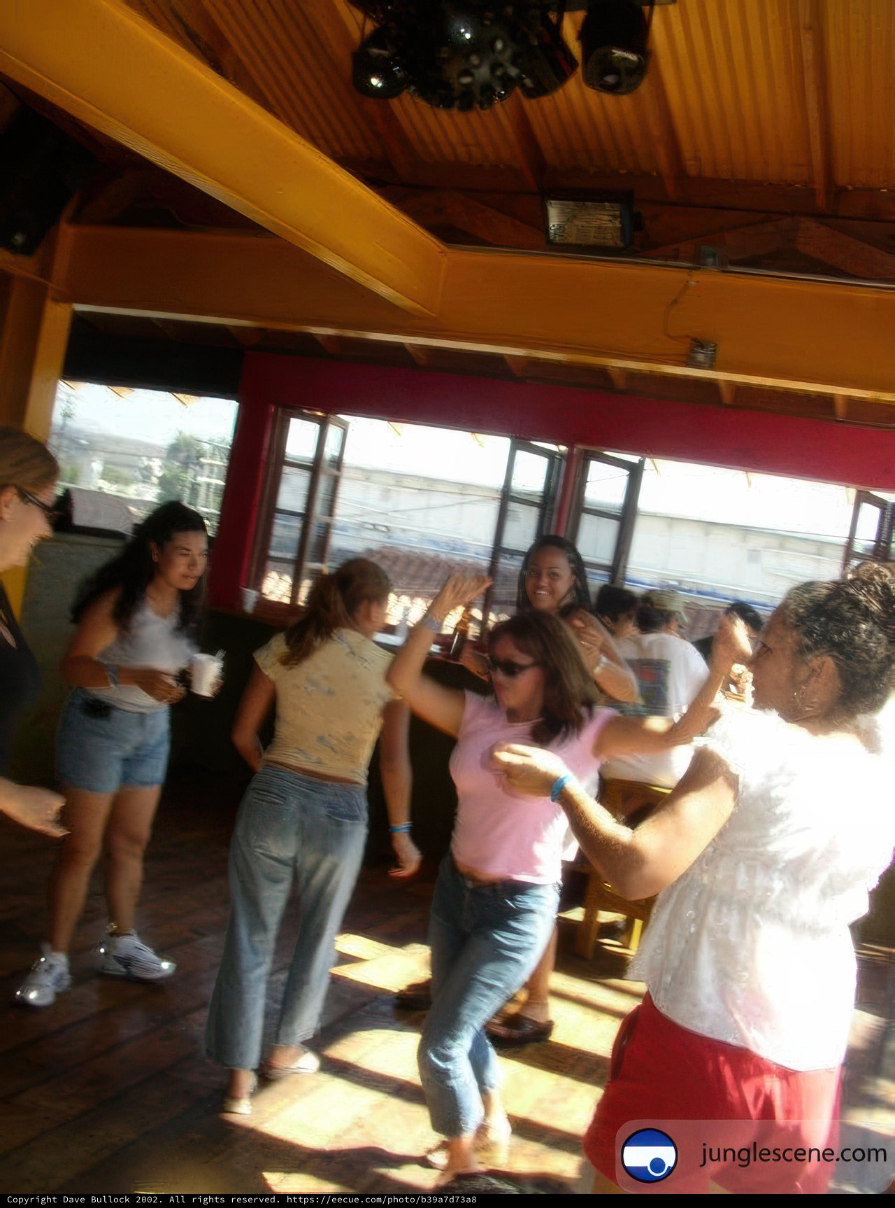 Nighttime Fun at a Mexican Restaurant