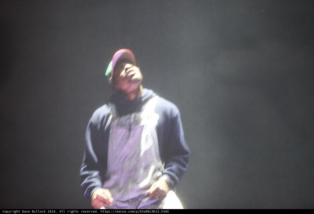 Hoodie and Cap on Stage