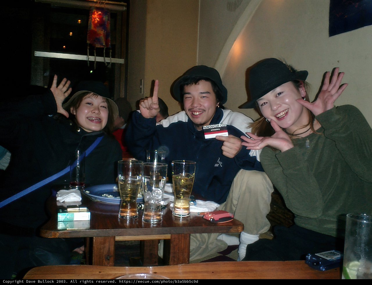 The Fedora-Clad Man at the Tokyo Pub