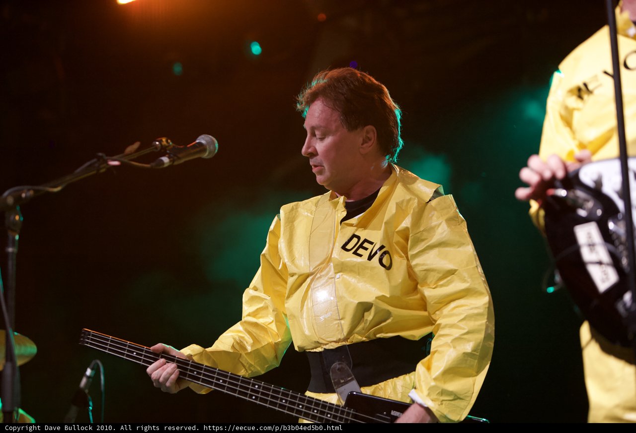 Gerald Casale Rocks the Coachella Stage with His Bass Guitar
