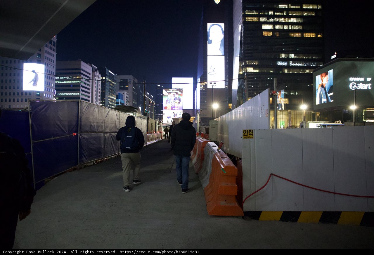 Metropolitan Night Stroll Amidst Transformation