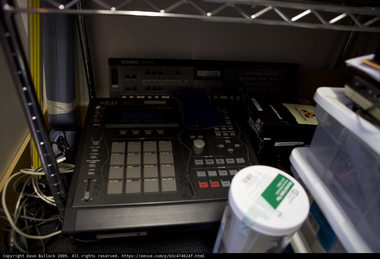 Crystal Method Music Equipment Room