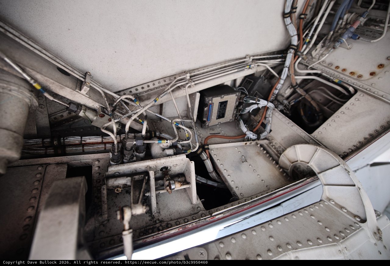 Aircraft Engine Bay Interior on USS Hornet