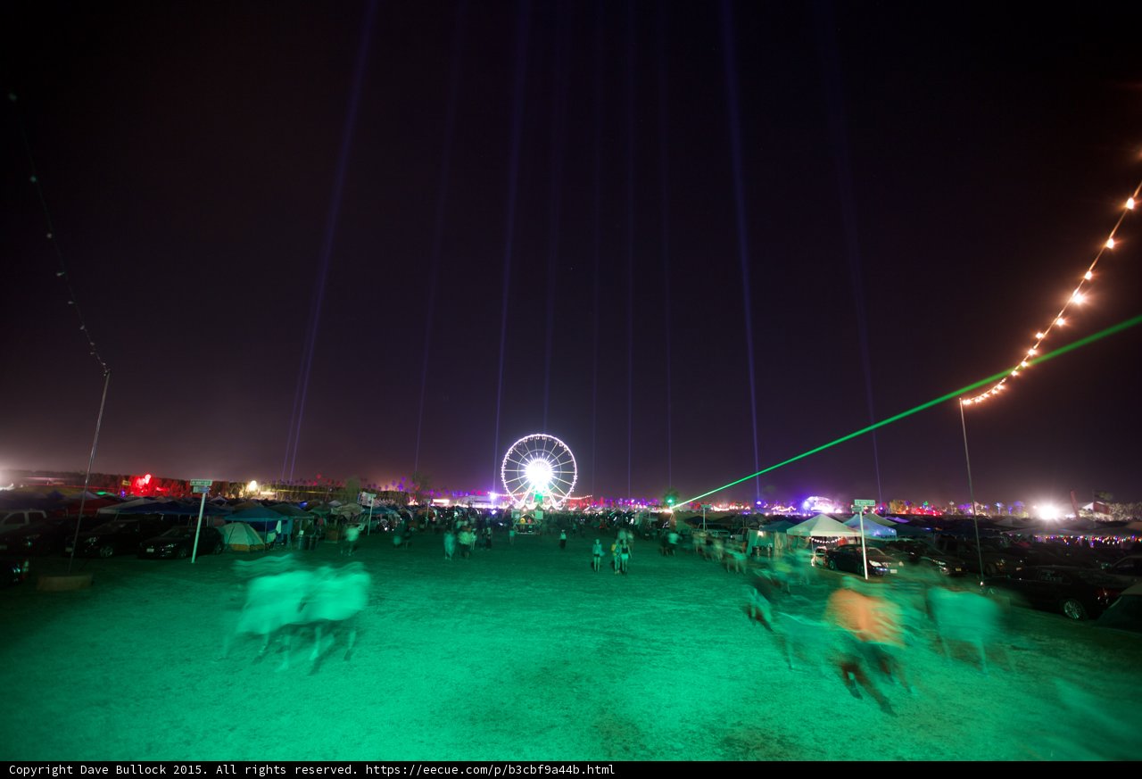Festival Grounds Green Glow