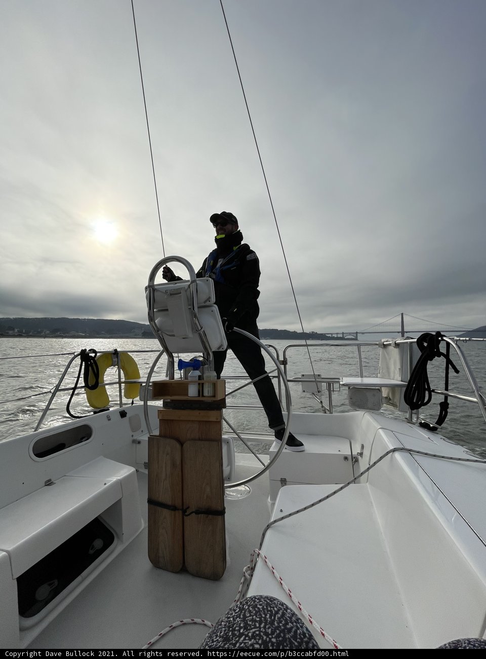 Sailing on the Cloudy California Waters