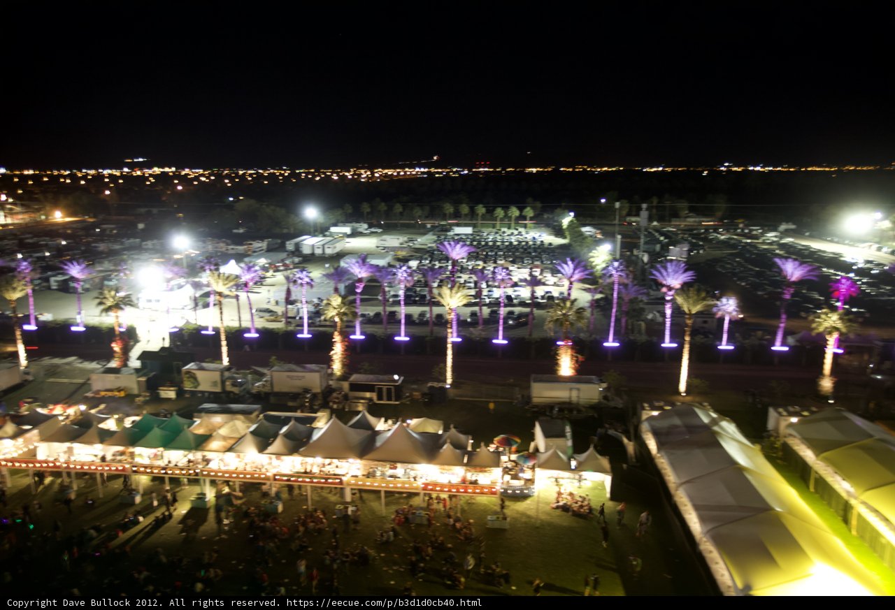 Nighttime Festival Metropolis from Above