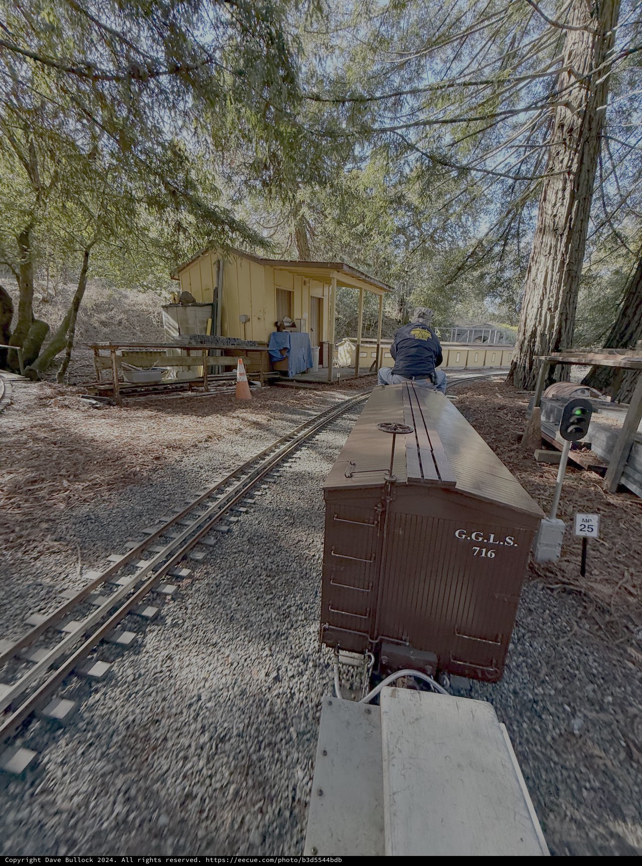 Vintage Railroad Car at Heritage Railway Station