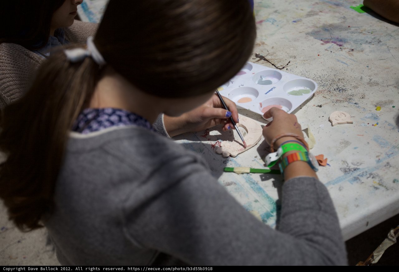 Painting a Paper Flower