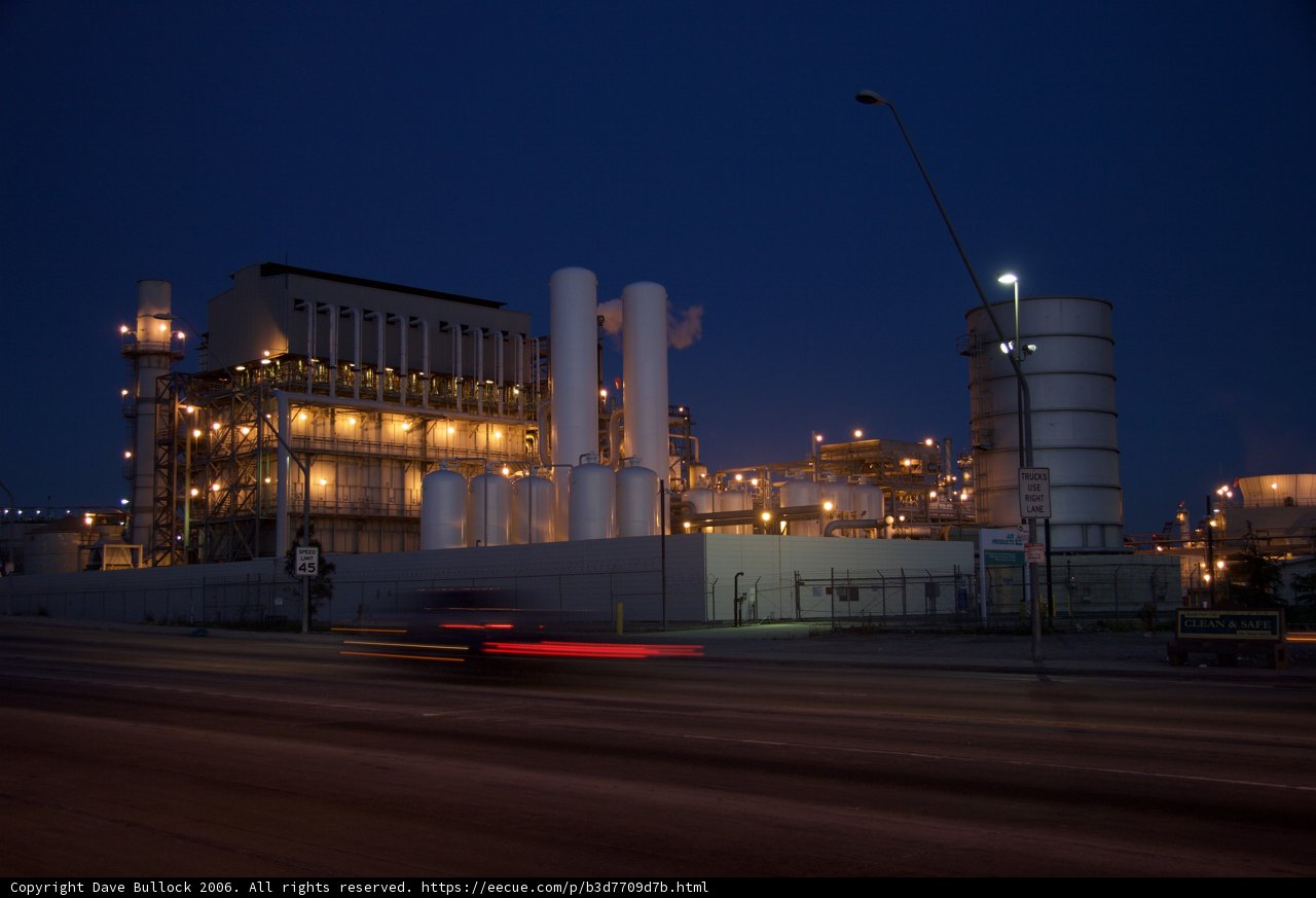 Night Time at the Industrial Plant