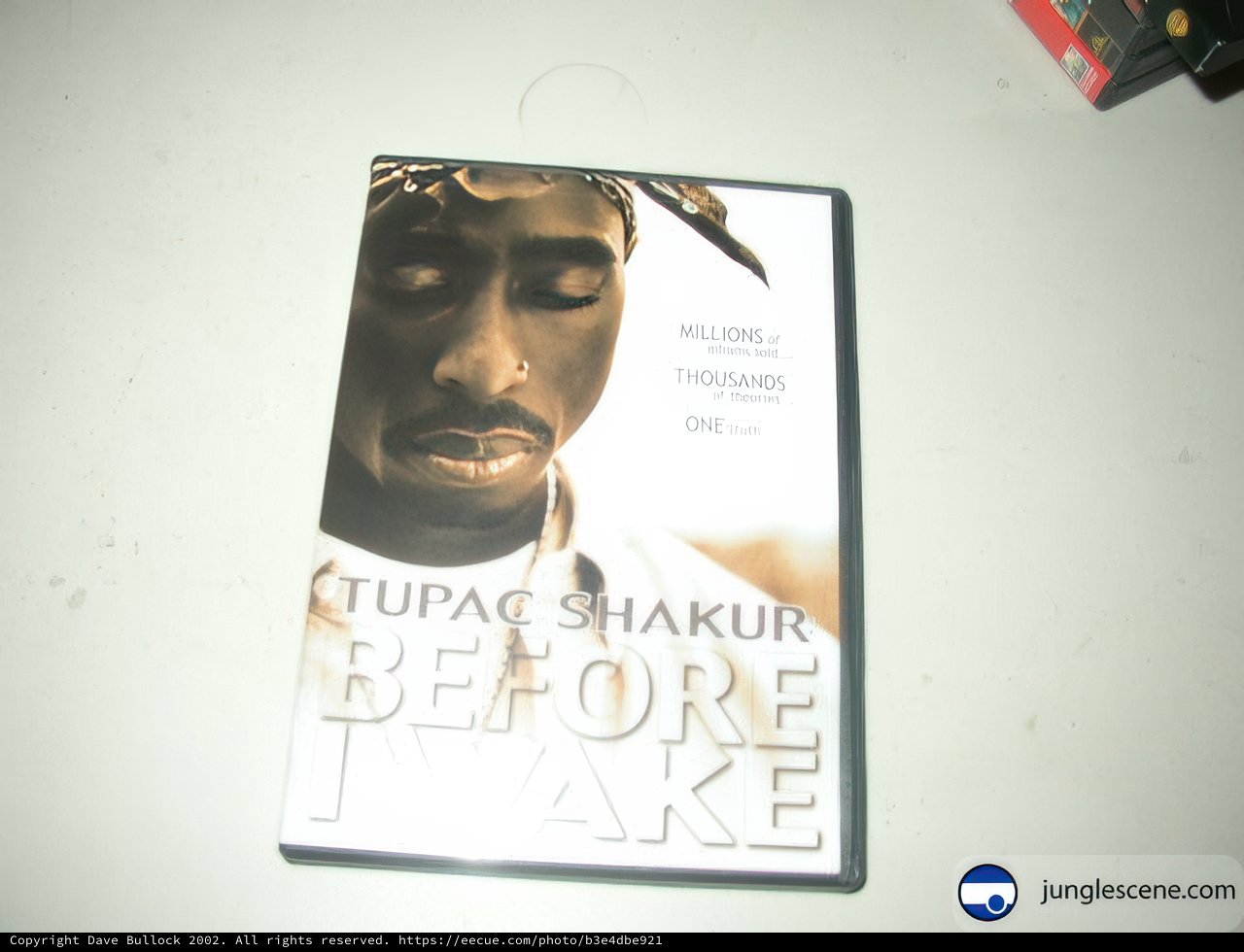 Before Make - a DVD Cover Featuring Tupac Shakur
