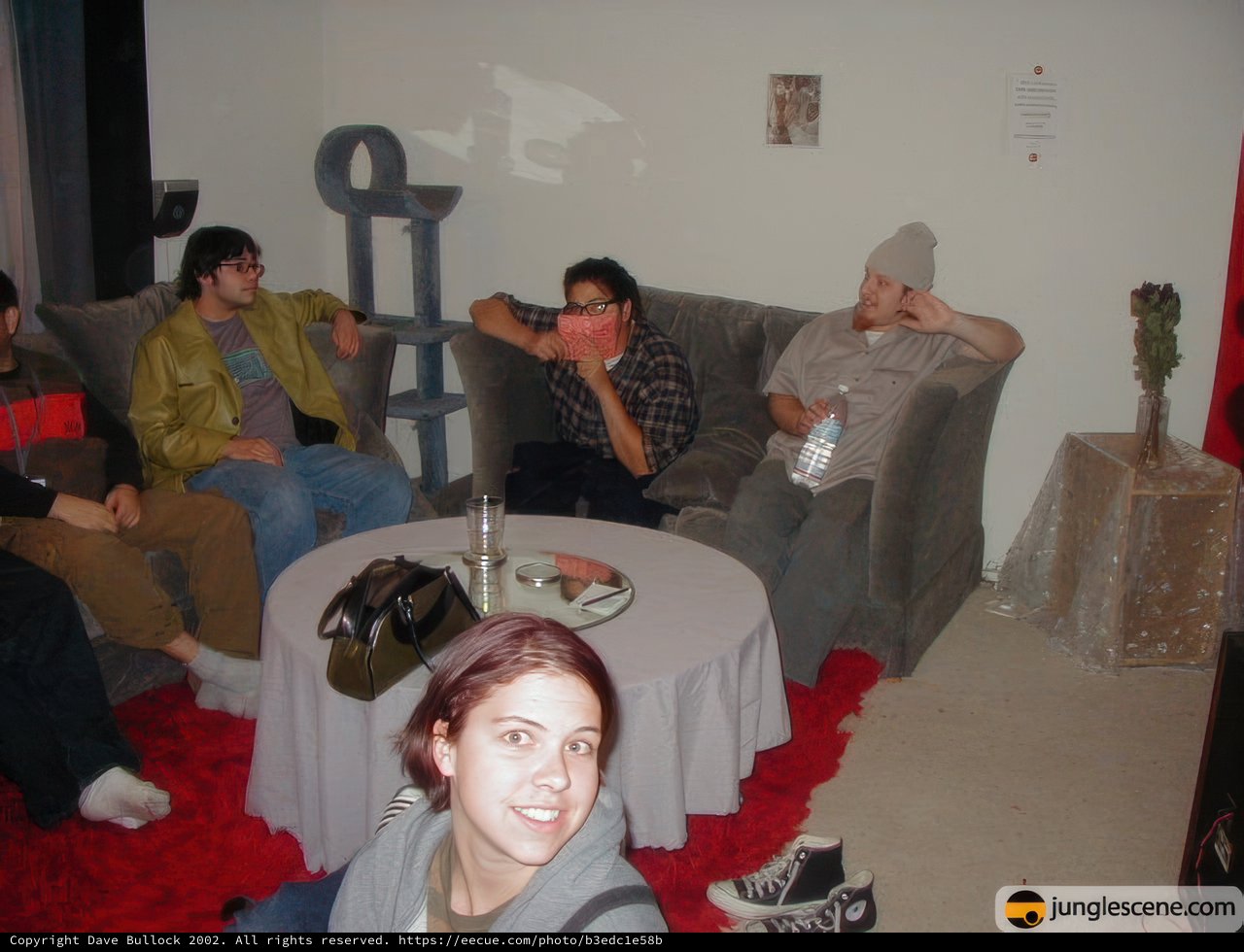 Group Gathering in Cozy Living Room