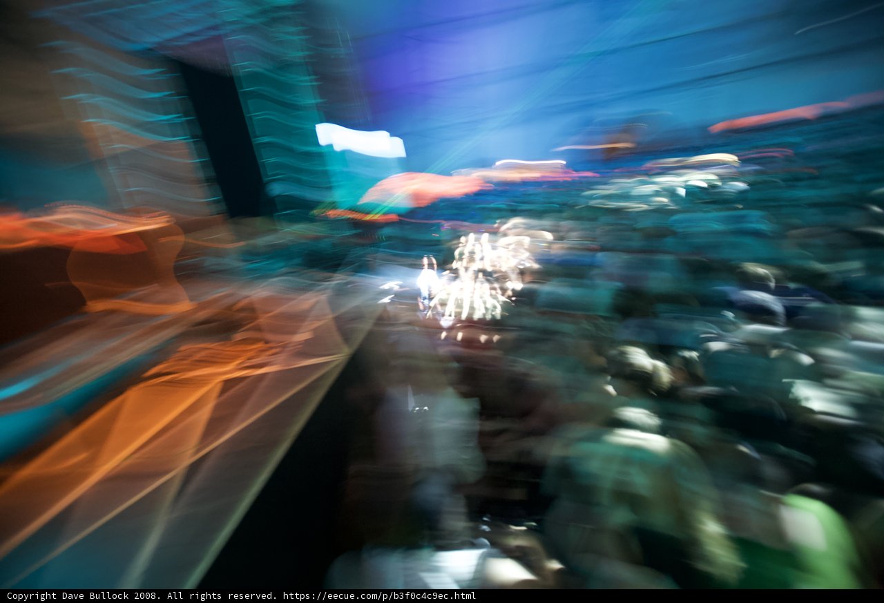 Blurred Crowd at Coachella Concert