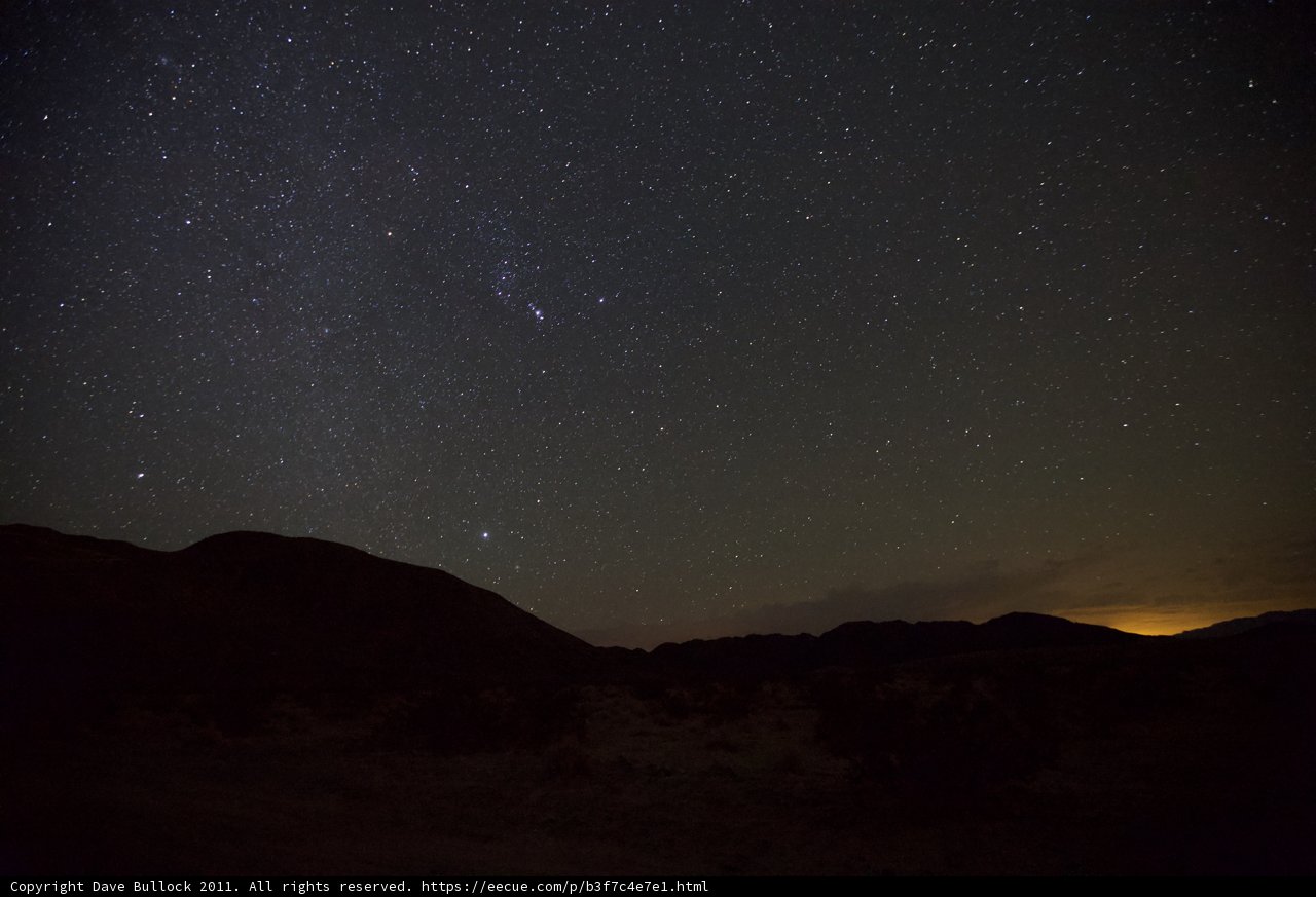 Stargazing at the Desert Oasis