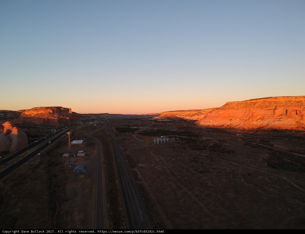 Sunset Drive Through the Canyon