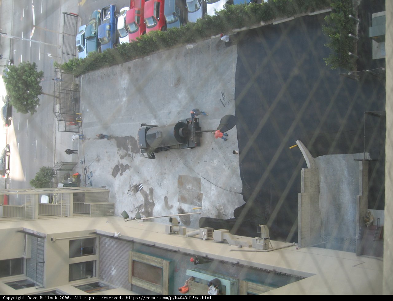 Overhead View of Slate Parking Lot