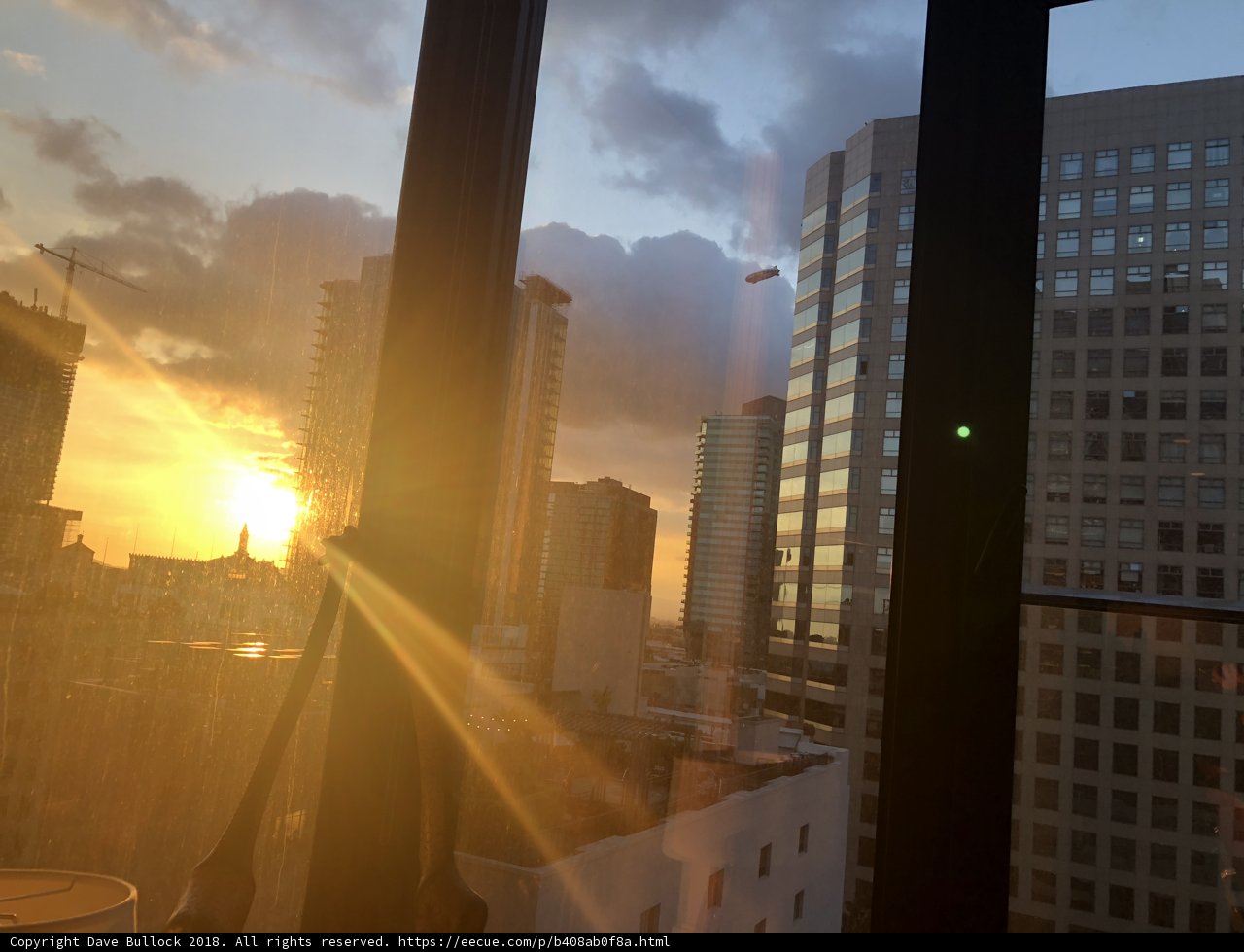 Sunset over the City