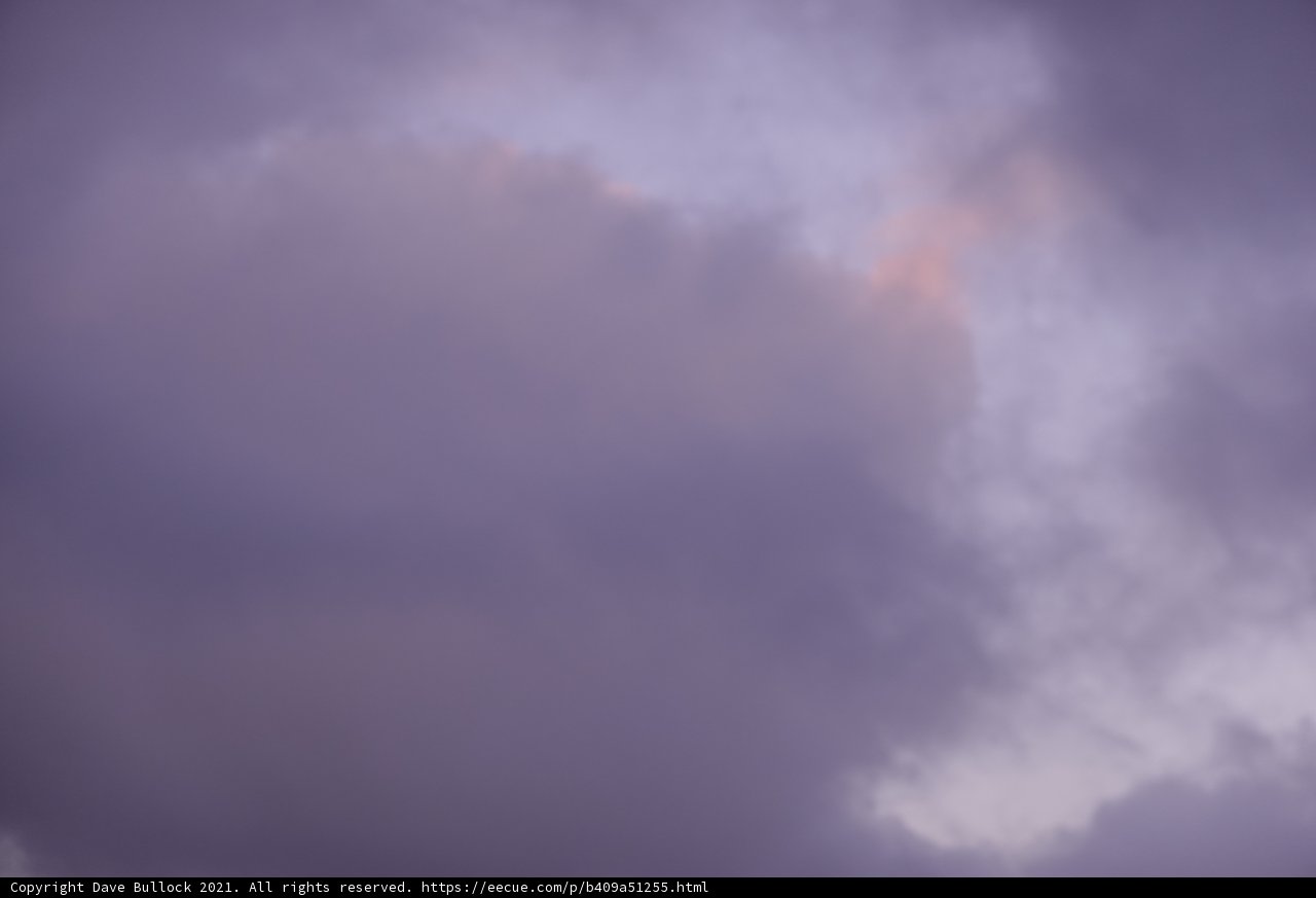 Flying Through a Purple Sky
