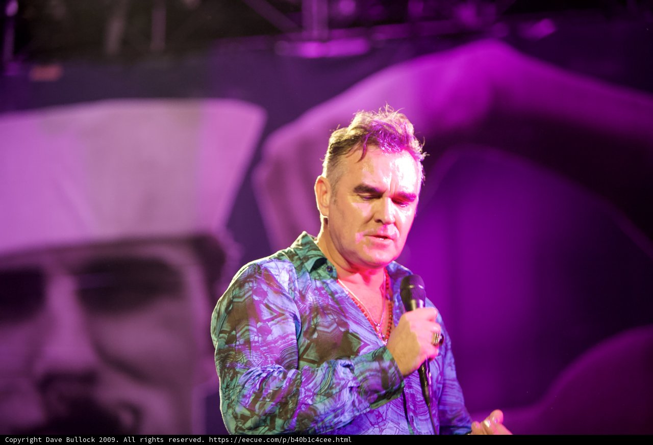 Morrissey Rocks the Crowd at Coachella 2009