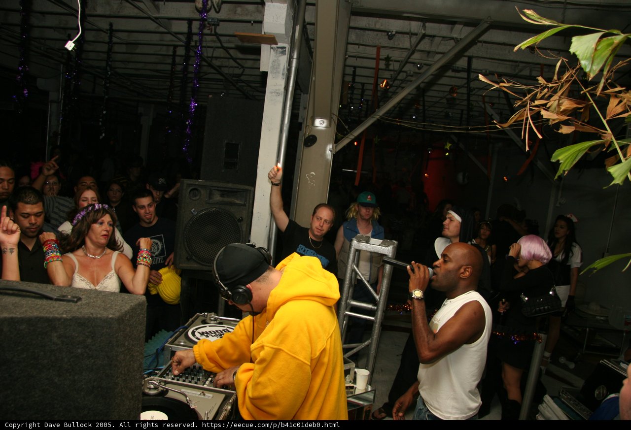 Party DJ in Yellow Hoodie