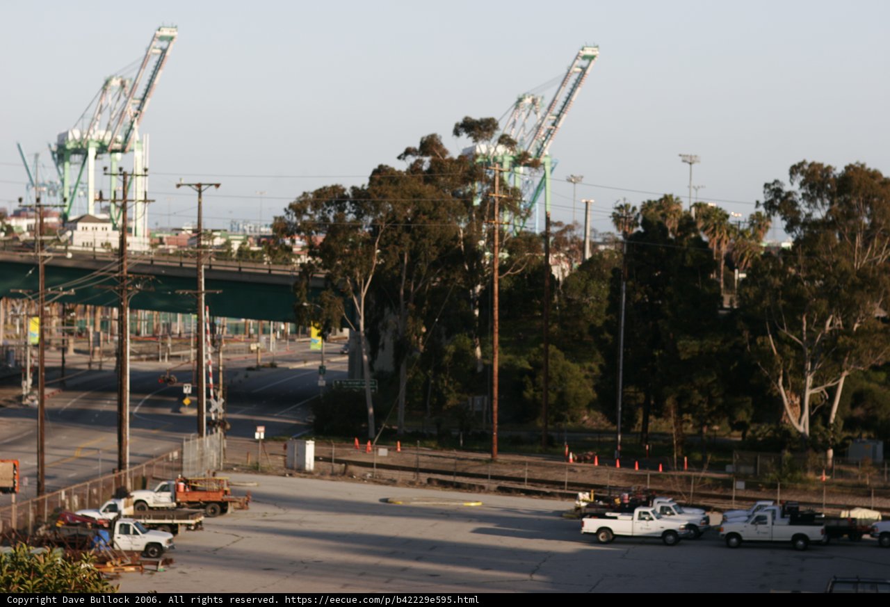Towering Bridge over a Busy Road