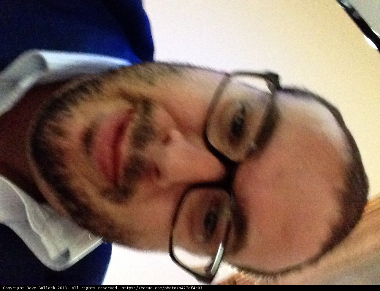 A Bearded Man's Intense Gaze