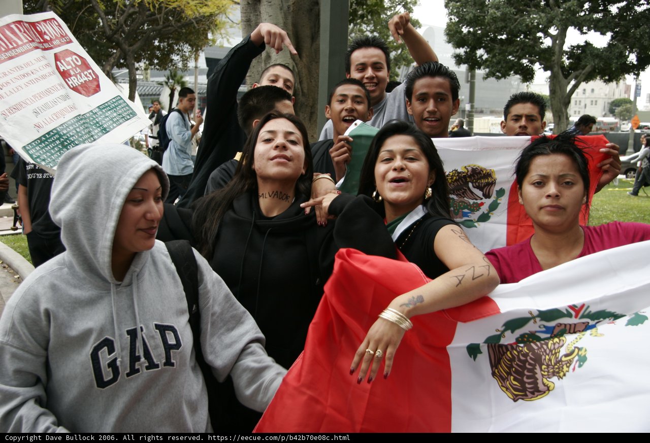 Mexican-American Community Protests Against Proposed Immigration Law