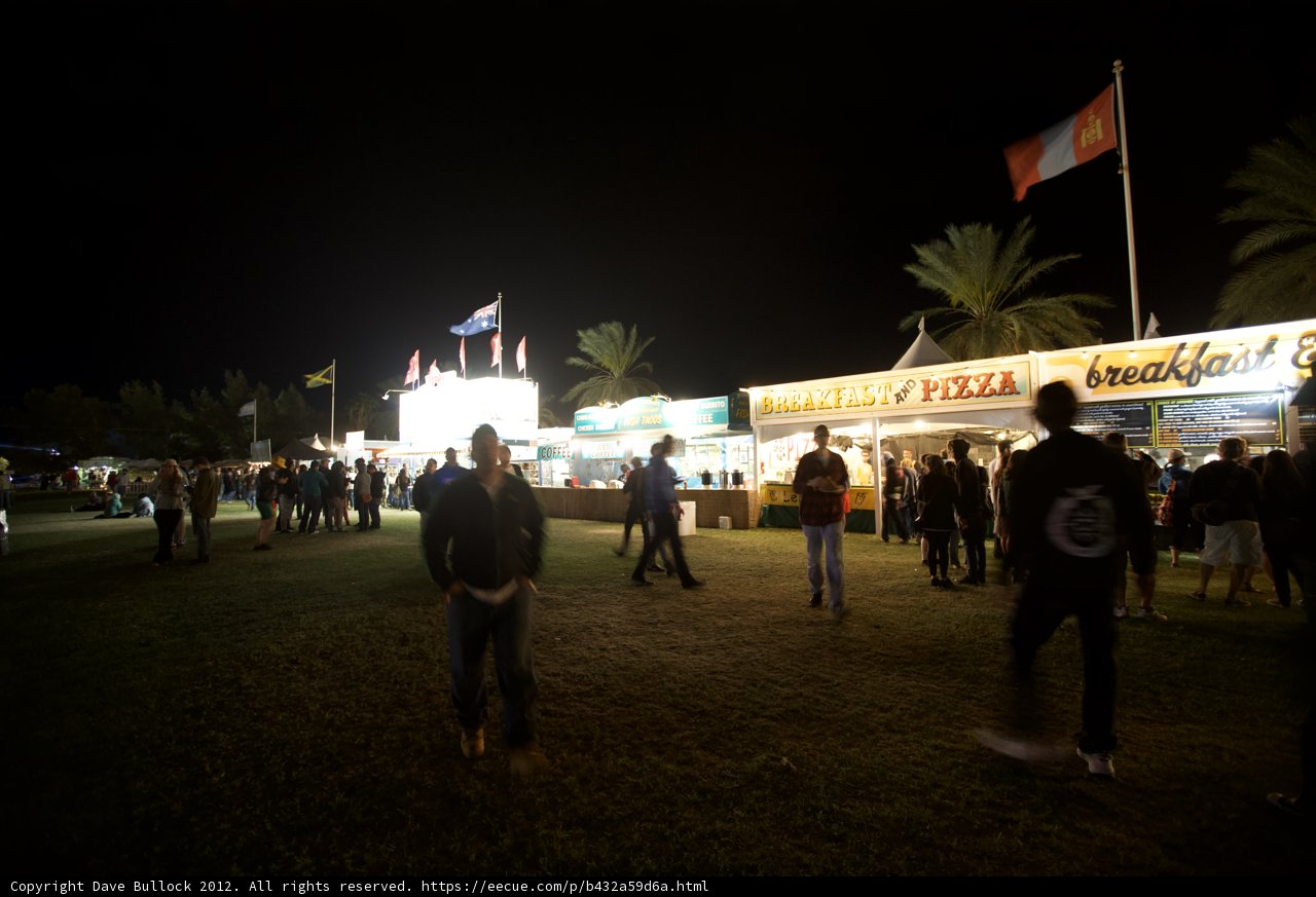 Nighttime Carnival at Coachella