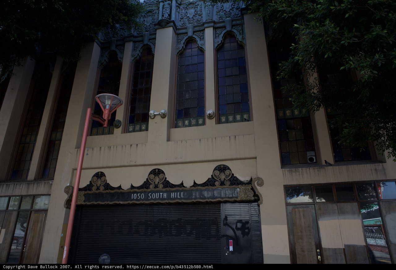 The Old Theater Building in Los Angeles