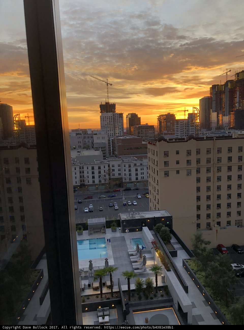 Downtown Metropolis at Sunset