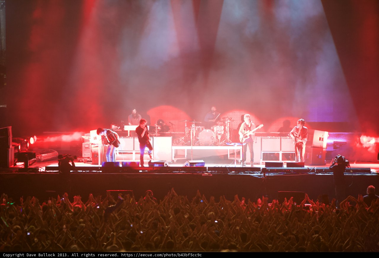 Red Spotlight Rock Concert