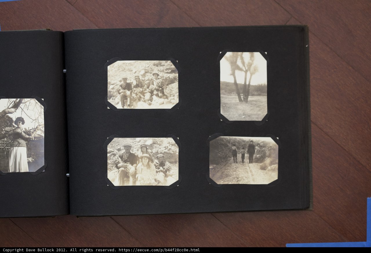 2012 Bullock Curtis Family Photo Collage Document