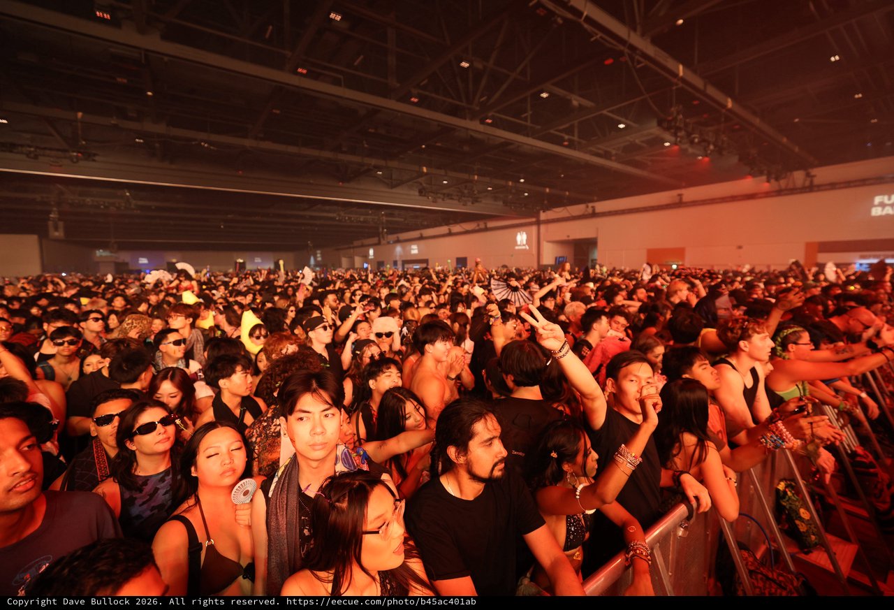 Massive Indoor Crowd at Wobbleland 2026 Festival