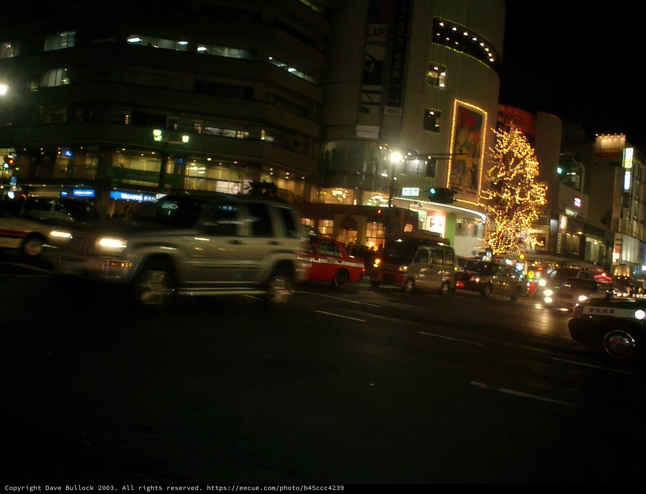 Night Traffic in Tokyo's Metropolis