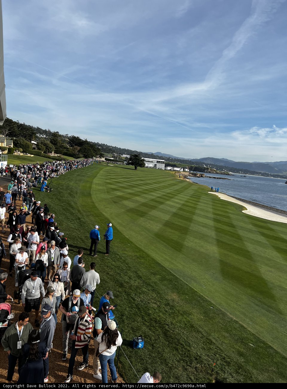A Thriving Crowd at Pebble Beach Golf Links