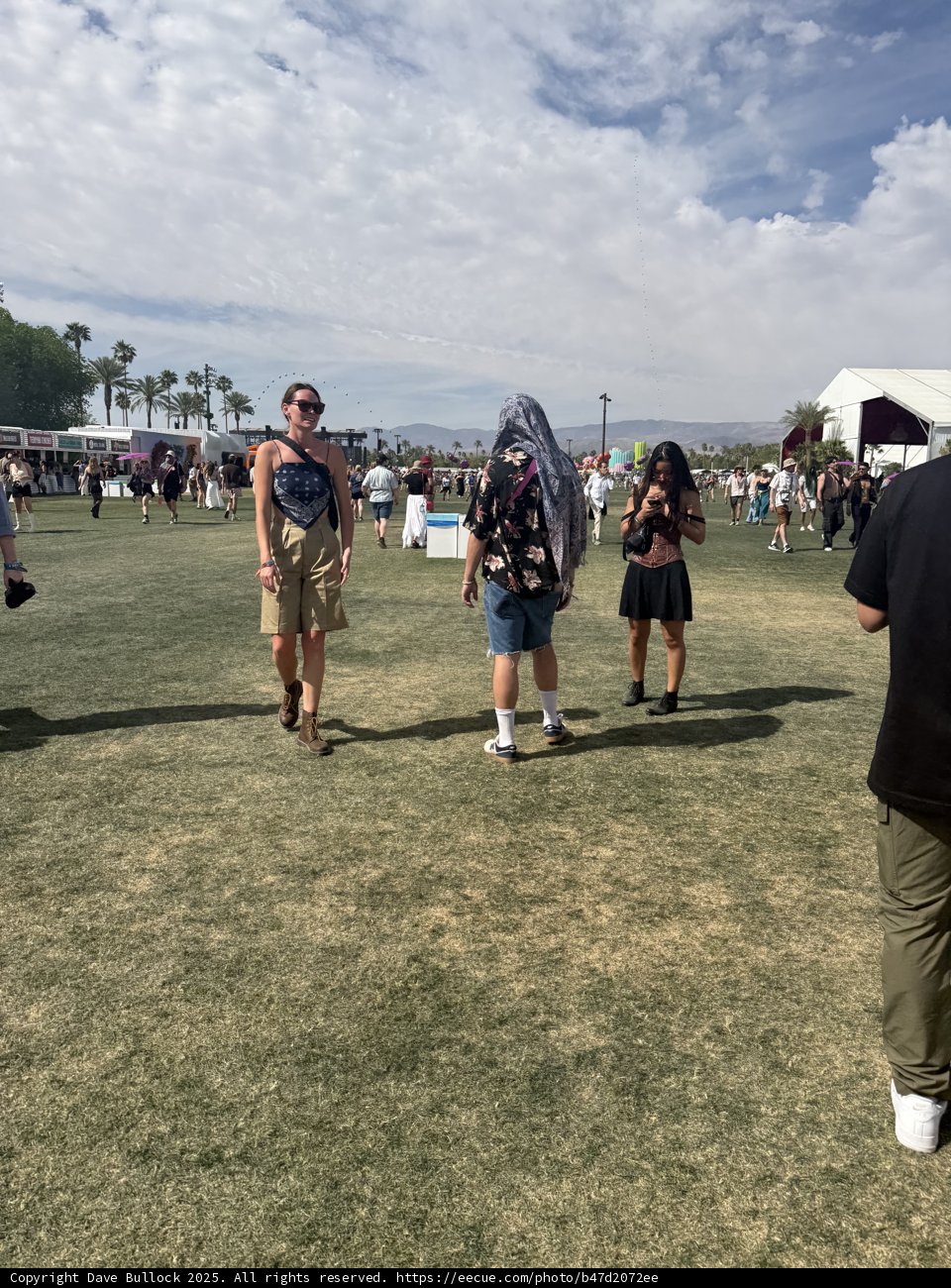 Festival Vibes Under Cloudy Skies