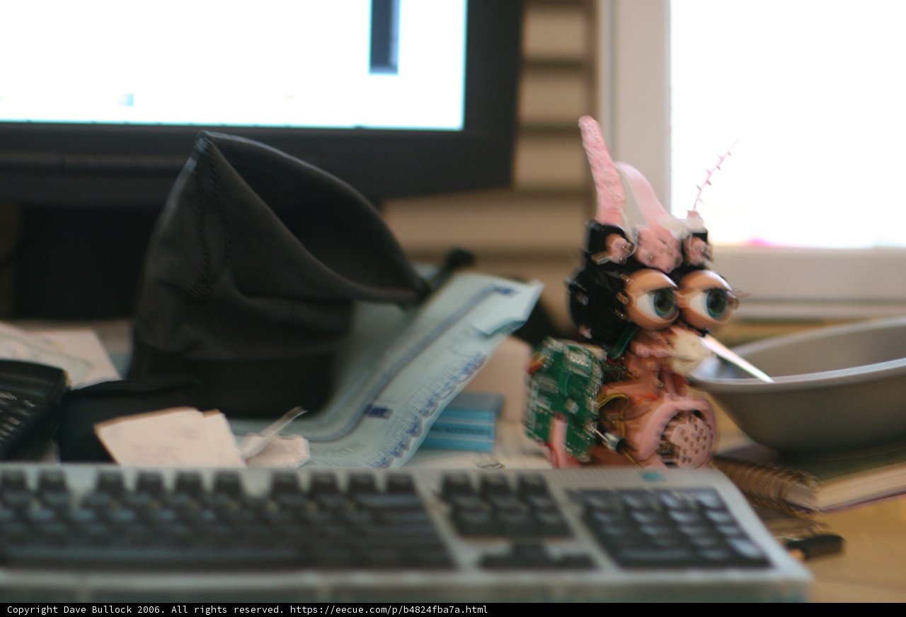 Typing away
