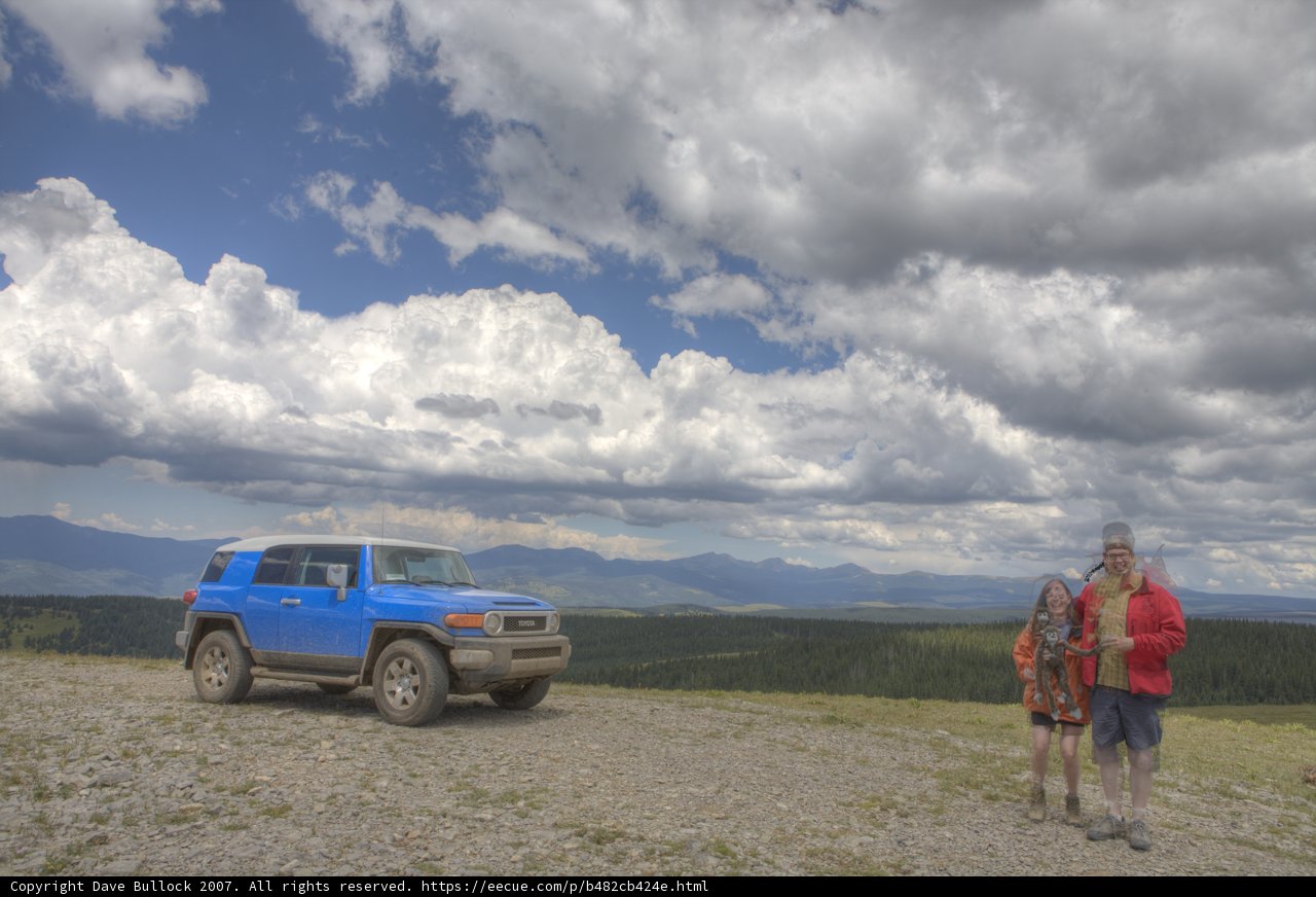 Blue SUV Adventure