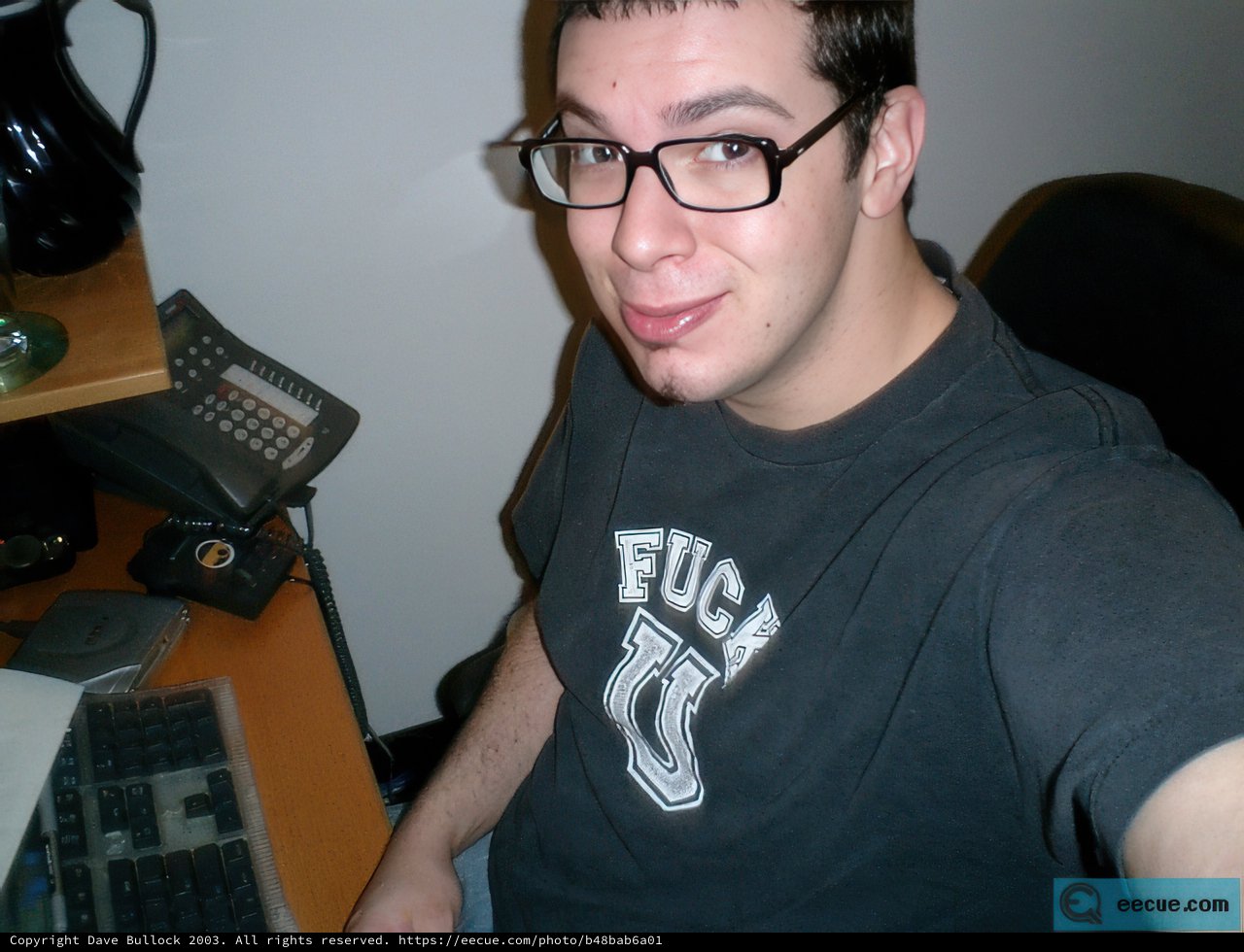 Dave B in his Home Office
