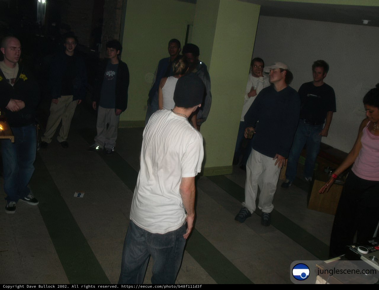 Urban Crowd at Night