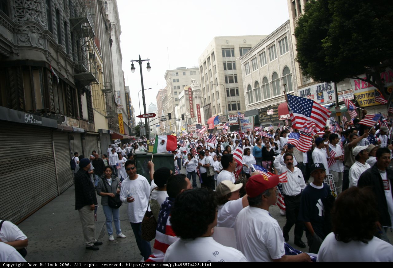 Patriotic Parade Through the City