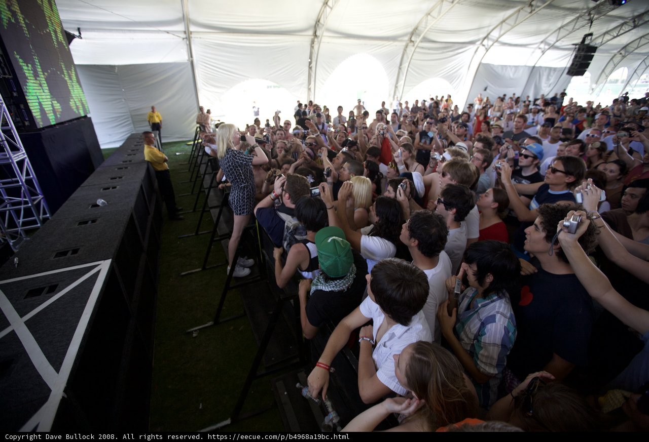 Coachella Crowd Rocks Out to Music