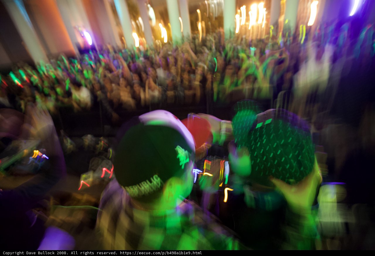 Nightclub Crowd in Full Swing